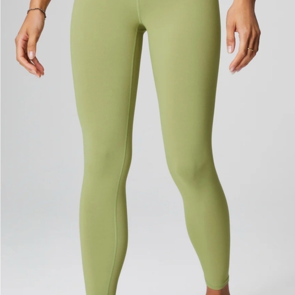 Boost PowerHold® High-Waisted 7/8 Legging  Olive Green Women's Leggings - Picture 3 of 11